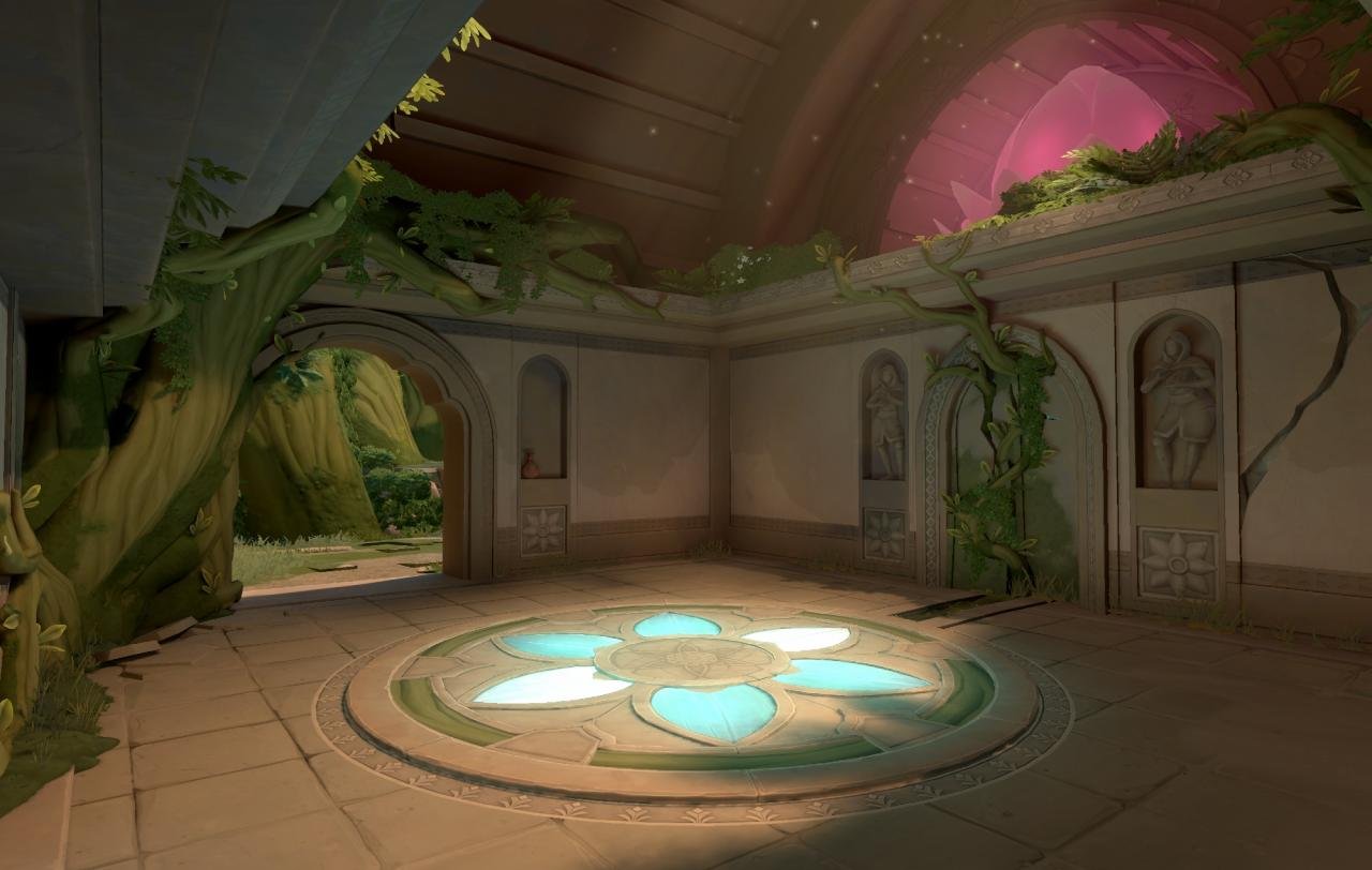 Valorant, Lotus map. Credit: Riot Games. 